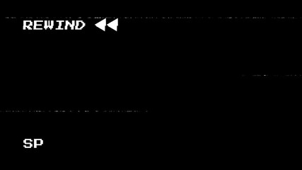 Rewind Film overlay with apha channel background