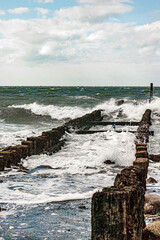 North Sea near Westkapelle Province of Zeeland Netherlands