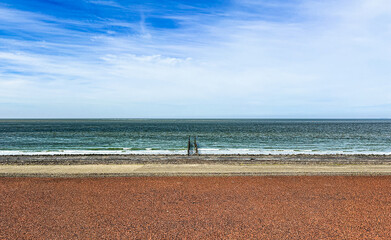 North Sea near Westkapelle Province of Zeeland Netherlands