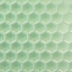 Naklejka premium green hexagons geometric background minimal honeycomb pattern wallpaper 