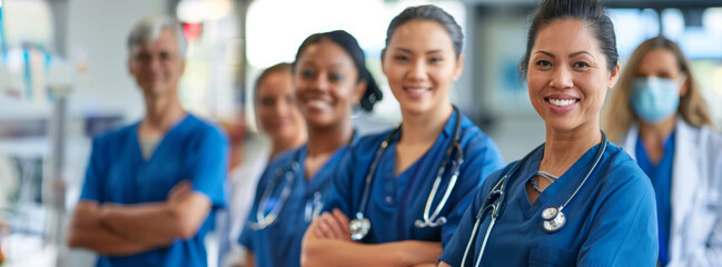 Healthcare workers support community health fair with services and resources