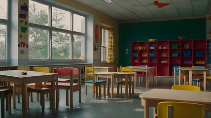 Obraz premium classroom in school