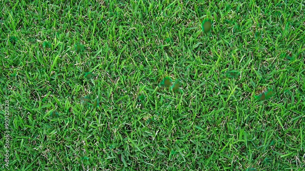Poster a vibrant expanse of green grass fills the backyard, basking in the warmth of the spring sun while c