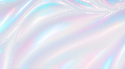 Holographic background seamless trendy iridescent light foil texture. Soft holographic pastel unicorn marble background pattern. Modern pearlescent blurry abstract swirl illustration.	
