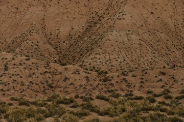 Dramatic Clouds Over Arid Canyon Landscape