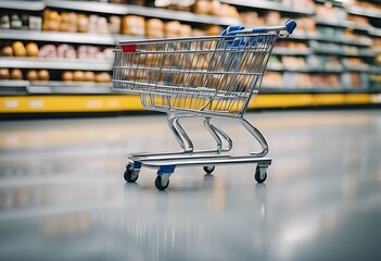shopping blurred cart aisle supermarket store retail blur shelf grocery market business sale shop purchase interior consumer streetcar food buy background hypermarket lifestyle client