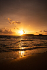Fototapeta premium Sonnenuntergang am Meer/ Strand