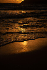 Sonnenuntergang am Meer/ Strand