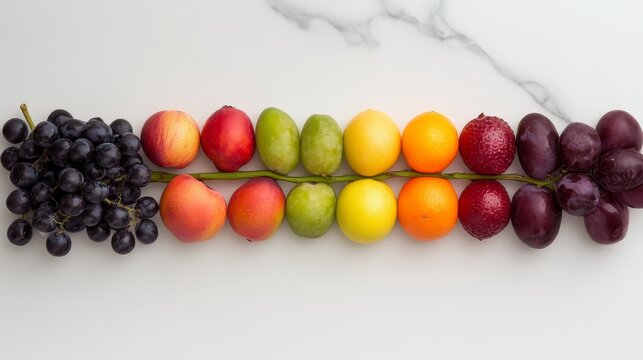 Visual ripeness indicator, fruit color phases, botanical study