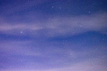 night sky over germany with partial northern lights