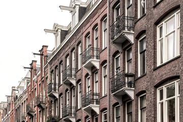 Giebelhäuser in Amsterdam