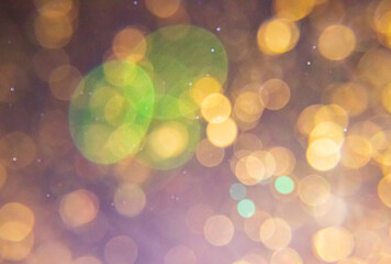 abstract background of bokeh lights