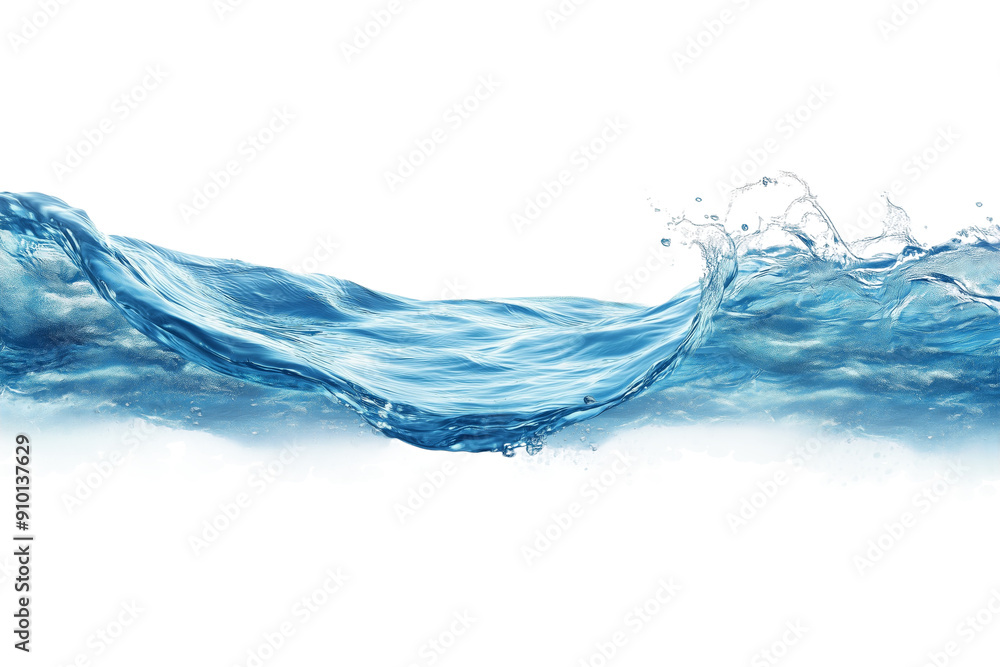 Poster soft blue waves undulate beneath the surface, creating a serene atmosphere in a tranquil swimming po
