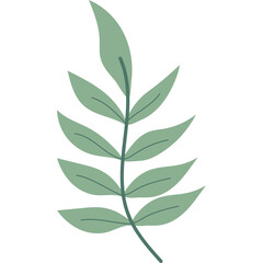 Hand Drawn Colorful Leaves Illustration