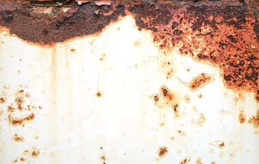 Rust of metals plate texture with weathered. Corrosive grunge rusted on iron. The pattern of...