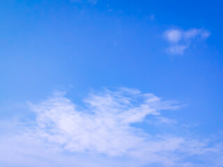 blue sky with clouds