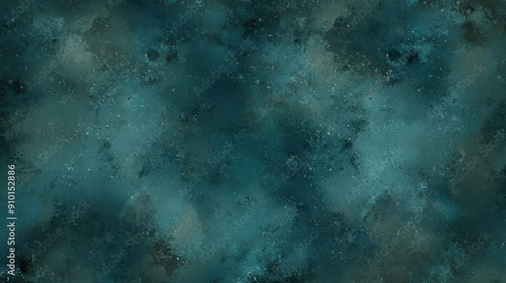 Aufkleber A captivating abstract design showcases deep teal and blue tones blended seamlessly, creating a serene and dynamic background effect