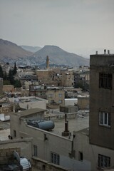 Roofs of houses in Mardin, Turkey.