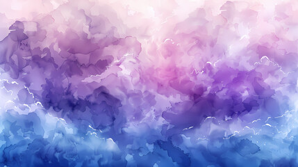 Fototapeta premium A dreamy abstract background with shades of purple, blue, and pink. The colors blend together seamlessly, creating a soft and ethereal feel.