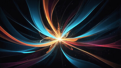 3d asbtract colorfull line background