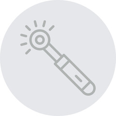 Laser Pen Vector Line Grey Circle Grey