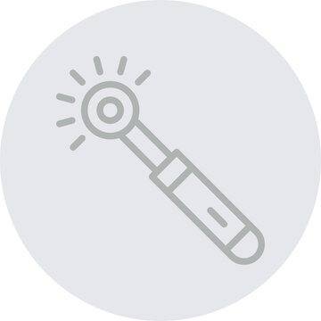 Laser Pen Vector Line Grey Circle Grey