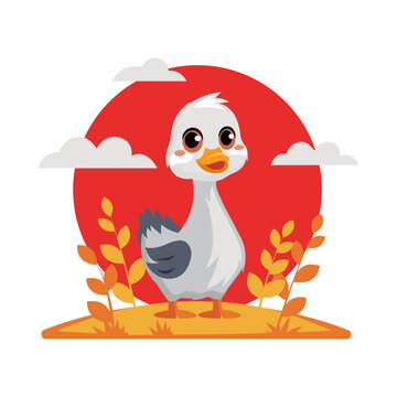 Goose clip art preview