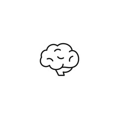 Brain icon vector. EPS 10 editable vector
