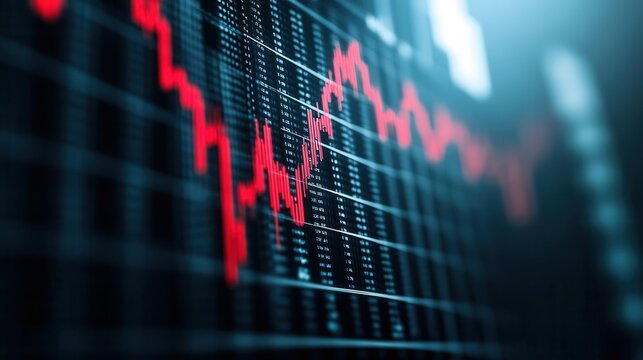 Examining financial analysis of a stock plummet amid economic slump