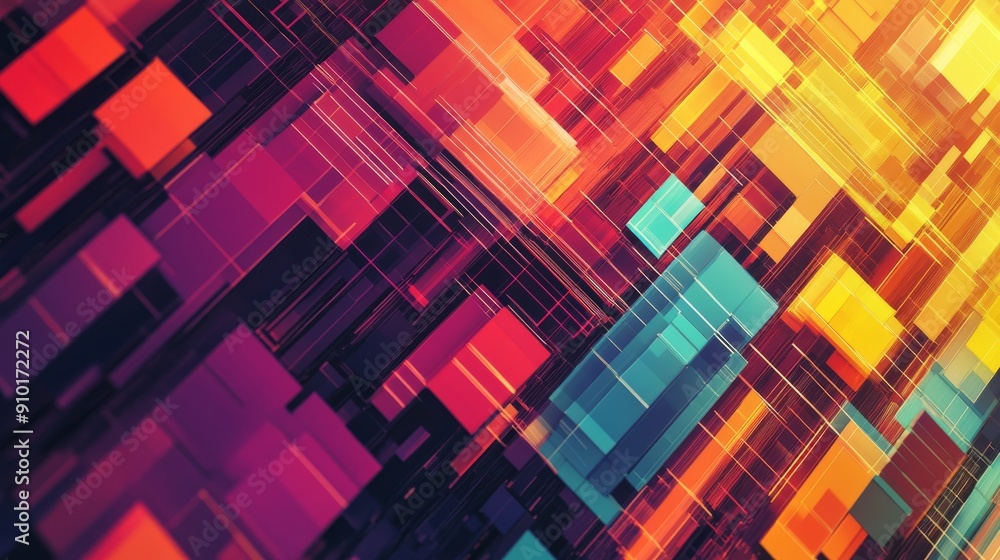 Aufkleber data-driven background featuring sleek patterns and vibrant, engaging colors