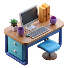 Isometric, 3D, pictures inside a beautiful home.