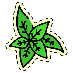 Herbal Medicine Sticker