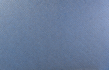 Close up blue synthetic textile, synthetic texture use on premium Packaging.