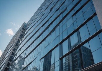Obraz premium modern office building with sky