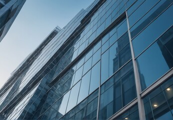 Fototapeta premium modern office building with sky