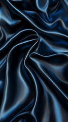 Obraz premium A blue fabric with a pattern of waves