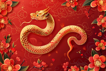 Obraz premium Beautiful greeting card with holiday composition for happy and joy celebrate New Year
