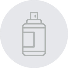 Spray Paint Vector Line Grey Circle Grey