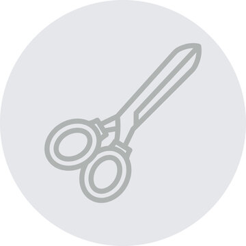 recommend clip art: Scissors Vector Line Grey Circle Grey
