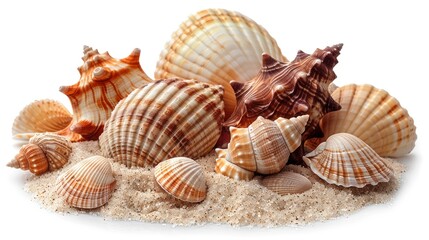 Obraz premium Seashells on Sand