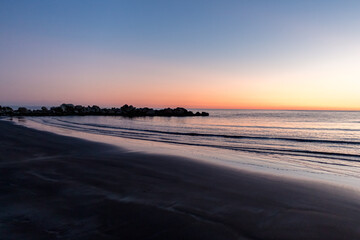 evening on Zapallo Bay beach