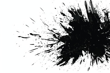 Black and white grunge pattern. Abstract noise background. Dirty and damaged. Monochrome texture. 