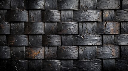 Naklejka premium Dark Industrial Brick Wall