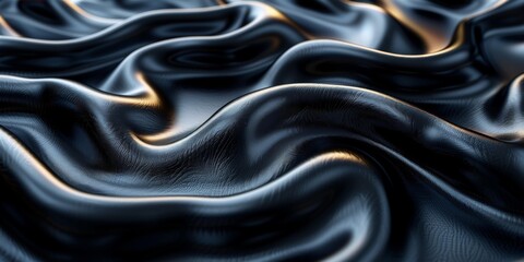 Obraz premium Artistic Flowing Abstract Water Texture, Digital Paint Splash