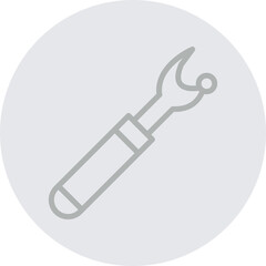 Ripper Vector Line Grey Circle Grey