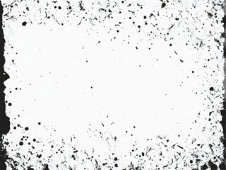 Black and white grunge pattern. Abstract noise background. Dirty and damaged. Monochrome texture. 