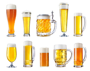 diverse Biergläser