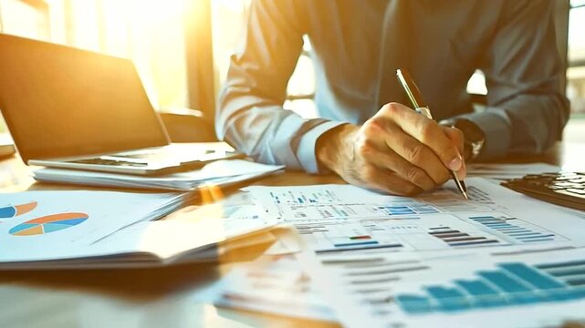 A financial analyst working on a digital management platform, concentrating on
