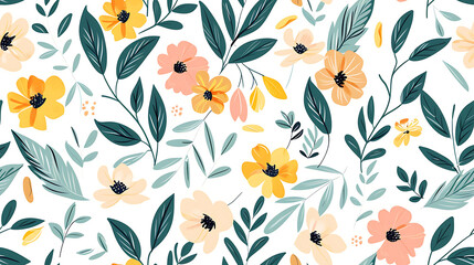 Obraz premium flower pattern