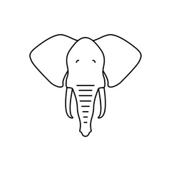 Elephant vector icon